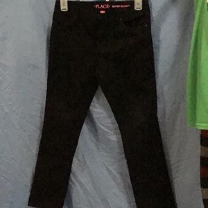 Girl’s black jeans